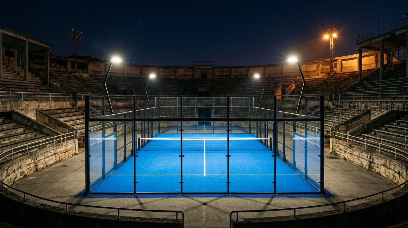 Pista de pádel — circuito World Padel Tour
